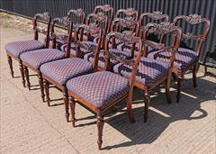 12 Gillow Regency Antique Dining Chairs 19w 21d 34½ 18½ hs _13.JPG